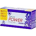 Power Soaps Nature Power Beauty Soap (Buy 5 Get 1 Free)-100G |Soft, Supple, Radiant & Glowing Skin| Tfm 76% Grade 1 Soap| 100% Vegan | Suitable For All Skin Types