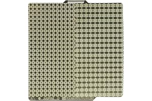 JUUPINE Plaque pour Bambulab a1/X1C/X1E/X1/P1P/P1S, plaque de carbone 257 x 257 mm Pla plete adopte la technologie d'étanchéité, un côté est en forme de flocon de neige et l'autre côté est en forme de