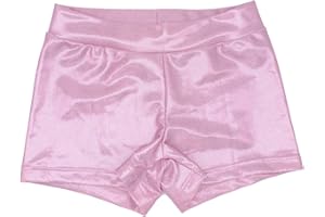 DTONE Girls Shorts for Dance Gymnastics Leotards Athletic Shorts Sparkle Glitter Shiny Sports Fitness Hot Pants …