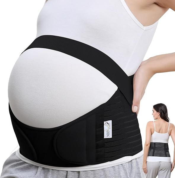 Neotech Care Pregnancy Belly Band, Maternity Belt Support for Back, Abdomen & Pelvis | Pregnancy Must Have for Pregnant Women - 1
