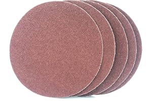 FEIHU PSA dischi abrasivi autoadesivi, Mole per il legno, Ø 250 mm, grana 60/80/120/180/240/320 per HSM 250 / WSM 250 / HSM 250S nastro stazionario e levigatrice a disco, 30 pezzi