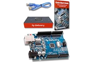 ‎AZDELIVERY AZDelivery 1 x Mikrocontroller Board AZ- ATmega328 - Board | Der Mikrocontroller ist kompatibel mit Arduino IDE und auch mit dem Arduino UNO | Das AZ Delivery Board mit USB-Kabel inklusive E-Book!