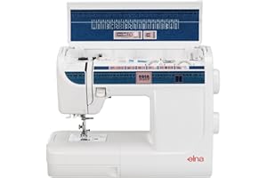Elna Freiarm Nähmaschine Modell 3210 Jeans Edition mit 19 Programmen