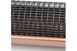 TENAX - Filet tubulaire pour goutière 1m x 5pcs, Noir