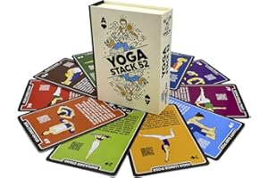 STACK 52 Stapel 52 Yoga-Übungskarten: Entworfen von einem zertifizierten Yogalehrer. Videoanweisungen enthalten. Anfänger bis Fortgeschrittene Posen und Asanas