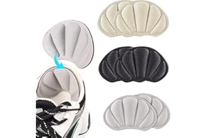 FANJUANLAN 3 Paar Fersenpolster für zu große Schuhe, Selbstklebende Schuhpolster, Komfort Einlegesohlen Fußpflege Schuhkissen Protektor für Männer & Frauen