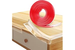 Loiion Protege Coin de Table Bebe Transparent, 1m Pré-adhésif Protection Bebe de Table et Meuble, Protecteur des Bords et Angles de Placard pour la Sécurité de Bébé et de Famille