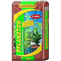 Gardoflor 50 Liter Pflanzton Blähton Körnung 8-16 mm Kultursubstrat Hydrokultur
