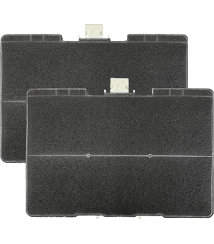 VIOKS Juego De 2 Filtros De Carbón Activo Bosch 11026771 DHZ5346 Y Filtro De Carbón Activo Para Campana Extractora, Filtro De Carbón Para Bosch
