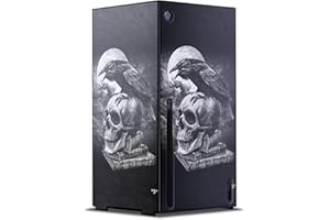 Head Case Designs Offizielle Alchemy Gothic Poes Rabe Gotik Spielekonsolen Wickeln kompatibel mit Xbox Series X
