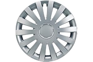‎ALBRECHT AUTO-ZUBEHÖR Albrecht 17 Zoll Radkappen Silber für Stahlfelgen - Wind Radzierblenden aus hochwertigem Kunststoff - Langlebige Radblenden in originaler Albrecht Verpackung - Made in EU