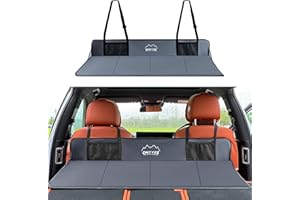 ONTYZZ Non-inflatable Car Camping Mattress Collapsible SUV Bed Mattress for Sleeping Portable Car Back Seat Extender for Car SUV Truck