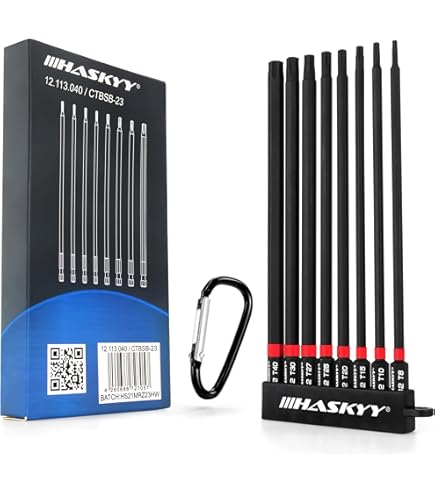 Lot De 5 Embouts Tournevis Hexagonaux H2.5 - Tige 1/4' Magnétique - Long 50mm - Uxcell
