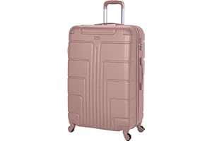 Senator Lightweight Luggage Checked Bag- Durable Hard Shell 32 Inches Suitcase for Unisex Travel A1012 | ABS Extra Large Hard sided with Spinner Wheels 4 (Checked Luggage 32-Inch, Rose Gold)
