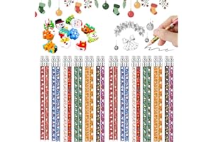 dancepandas 96 sztuk ołówków Hb Boże Narodzenie drobiazgi gumka do mazania pisak małe prezenty świąteczne dla dzieci