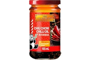‎LEE KUM KEE Lee Kum Kee Chiu-Chow Chiliöl – Würzöl aus feurigen Chilischoten – 1 x 165 ml