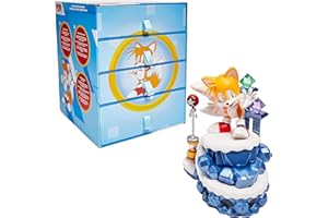 CC Countdown Characters 2024 Sonic The Hedgehog - Figurine de Collection Tails - Produit Officiel Sega – Calendrier de l’Avent à Construire
