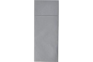 Alvotex Servilletas Airlaid, Gris, 50 Unidades