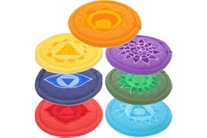 SEWACC 7 Pièces Coussins De Bol Chantant Brodé Bol Chantant Oreiller Bouddhiste Bol Sonore Supports De Tampon