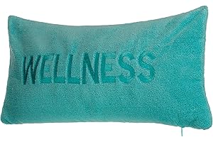 Brandsseller Wellness Oreiller de Bain Coussin pour Baignoire avec ventouses et Fermeture éclair en Microfibre Douce - soutient la tête et la Nuque - env. 40x20 cm - Turquoise
