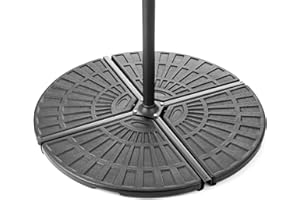 CHRISTOW Cantilever Banana Parasol Base Heavy Duty Concrete Filled 50kg (4 x 12.5kg)