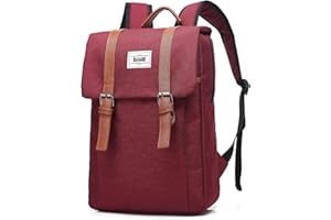 HASAGEI Mochila Mujer Casual Mochila para 15.6" Portatil Mujer Mochila Vintage Mochilas para Portátiles y Netbooks Bolso Universidad Mochila Oxford de tres Capas con Cinturón