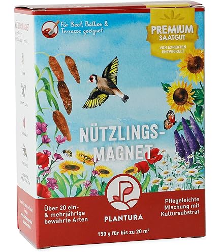 LaCaTho Streuobstwiesen Mischung - Wildblumen-Saatgut (ber 50 heimische  Wildkruter), bienenfreundlich, mehrjhrig & pflegeleicht  ideal fr  Naturgarten, Streuobstwiese & Bienenweide : Amazon.de: Garten