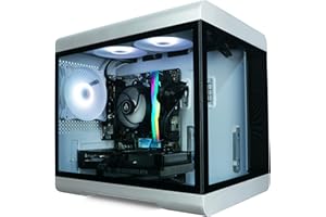 ionz Gaming PC - Andonised Aluminium Chassis, Ryzen 5 5600, NVIDIA RTX 5060,16GB RAM 1TB NVMe SSD, Windows 11, 650W 80+ PSU, WiFi - Arc