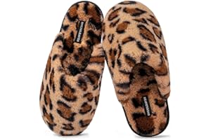 Snug Leaves Pantofole da donna in soffice memory foam con comode scarpe da casa foderate in pelliccia sintetica