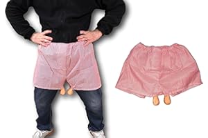 Fartoni Disfraz Abuelo con Calzoncillos de Bromas. Disfraz Abuelo Gracioso para Carnaval. Disfraz viejo niño. Disfraz anciano con calzoncillo de broma.