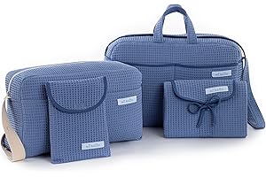 mi bollito - Pack Esencial para Mamás, Papás y Bebés: Bolsa de maternidad, bolso de paseo, cambiador portátil y organizador de pañales y toallitas. Fabricado en España.