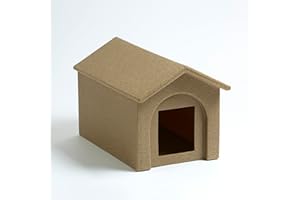 Kitty Kottage - Plastic Waterproof Cat House/Outdoor Cat Shelter/Den/Kennel - Made in Sheffield, UK - (Sandstone, One Size)