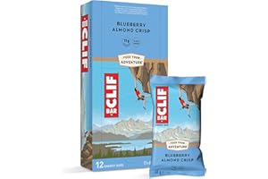 CLIF Bar Bar Energieriegel Blueberry Crisp, 12 er Pack (12 x 68 g)