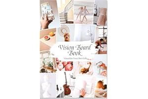 FOUNCY Vision Board Book – 850+ kategorisierte Vision Board Bilder und Zitate zur Visualisierung Ihrer Träume und Lebensziele, Vision Board Zubehör für ClipArt und Collage Book