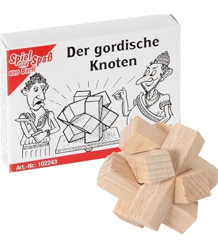 Bartl 107604 Mini-Holz-Puzzle Der veflixte Fisch aus 3 Teilen