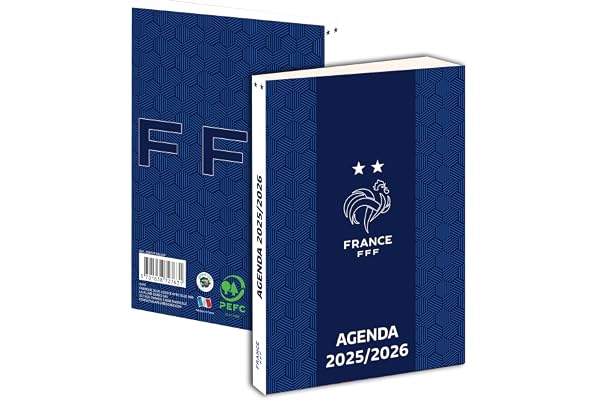 Equipe de FRANCE de football Agenda Scolaire 2020 2021 FFF - Collection Officielle