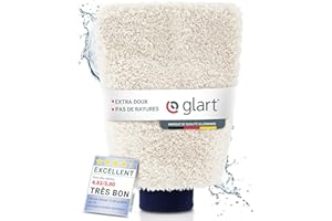 Glart Gant en Microfibre pour le lavage de Voiture avec shampooing: une toile de polissage ou un chiffon en Microfibre , mieux qu’une éponge de lavage de Voiture; pour la Voiture, la moto.