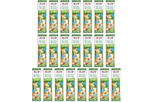 HiPP - Barrette alla Frutta Bio, Gusto Mela, Banana e Cereali, Snack per Bambini, 22 Pezzi da 23 gr ciascuno