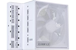 Lian Li Edge EG1300 PC zasilacz sieciowy, 1300 W, PCIe 5.1, ATX 3.0 PSU | ATX 3.1, 80 Plus Platinum, modułowy, z Sleeved Cable Kit, 12VHPWR do NVIDIA RTX, cichy wentylator, zintegrowany koncentrator