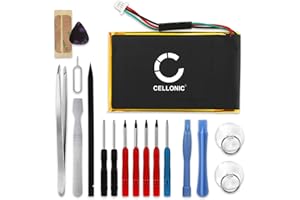 CELLONIC, Navigazione Batteria, compatibile con Garmin Nüvi 1490, Nüvi 1300, nüvi 1340T CE (1250mAh, 3.7V) + Set di attrezzi