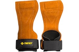 Theyet Calleras para Crossfit y Gimnasio - Guantes de Calistenia y Musculación Hombre y Mujer - Protección para Dominadas, Pesas y Barra - Muñequeras Gym Integradas - Lima de Callos Incluida