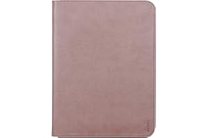 RHODIA 168124C - Conférencier Porte-Documents Bois de Rose - pour Bloc-Notes et Cahiers A4 ou A4+ - Dimensions Fermé 25,5x34 cm - Pochette pour Tablette - Simili Cuir Premium