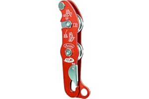 Climbing Technology Acles DX, discensore speleo Unisex-Adulto, Arancio, Taglia Unica