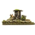 Statuina Presepe Fontanini - Pescatore Di Fiume 12 Cm, In Resina, Dipinta A Mano In Italia