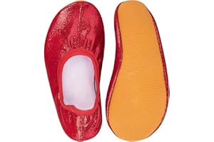 Siegertreppchen® Scarpe da Ginnastica Artistica (24-40) Rosso, Rosa, Blu e Bronzo - Scarpe da Ballo per Ragazze, Ragazzi e Adulti