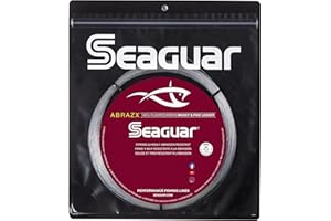 Seaguar AbrazX Ligne de pêche 100% fluorocarbone pour Eau Douce