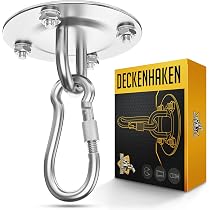 Chaîne Suspension Sac De Frappe Yes4All - 4 Mousquetons Acier, Rotation 360°, Support Jusqu'à 68kg