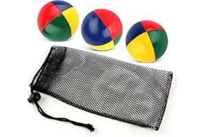 LWMTT 3 Balle de Jonglage 63mm Balles de Jonglage Facile à Saisir Balle Jonglage pour Débutants Garçons Filles Enfants Adultes