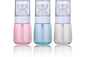 MaoXinTek Bottiglie Spray Vuoto 30 ml, 3 Pezzi Trasparente Flacone Spray da Viaggio Plastica Fine Nebbia Bottiglia Spruzzatore Contenitori Liquidi per Prodotti da Toilette Cosmetici