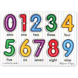 Melissa & Doug 3273 See-Inside Numbers Peg